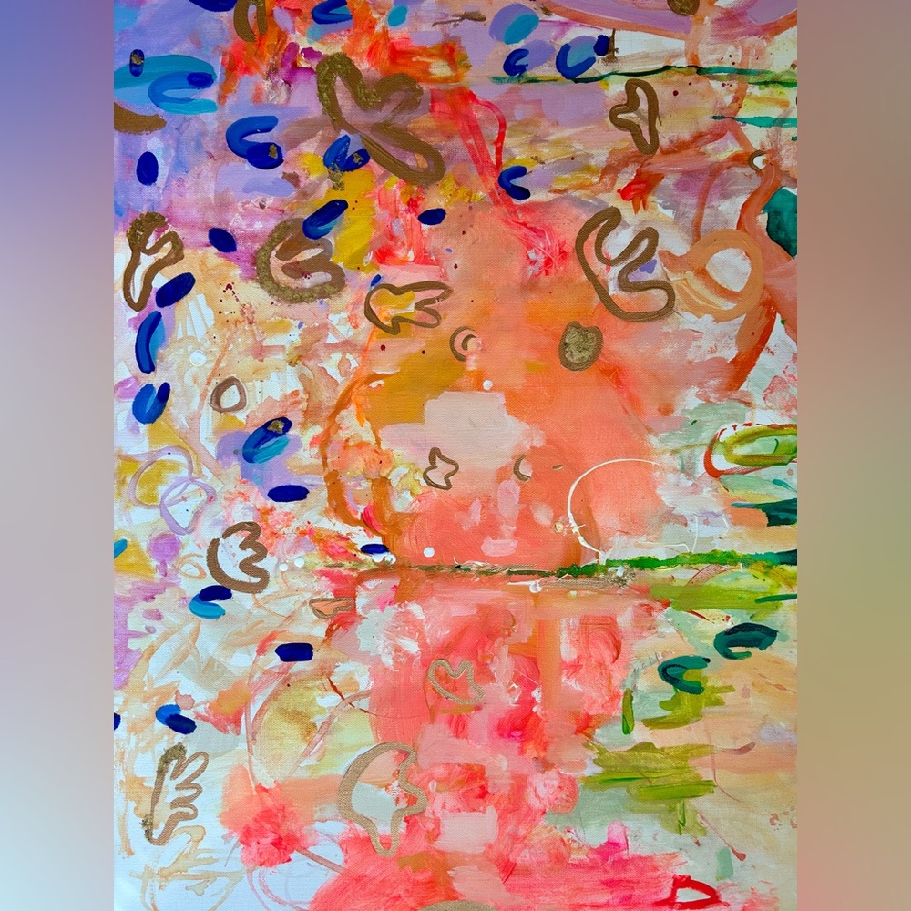 Abstract Multicolor Canvas Art